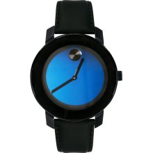 Movado Bold 3600052 Watch Large Unisex - Blue Dial Stainless Steel Case Quartz Movement