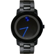 Movado Bold 3600099 Watch Large Mens - Black Dial