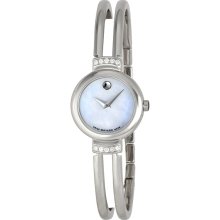 Movado Ladies Harmony Watch with White Mother of Pearl Dial 0606353