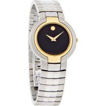 Movado Mosaic Series Womens Ss/18k Swiss Quartz Watch