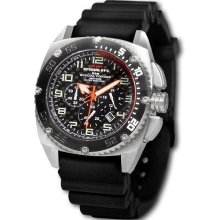 MTM Special Ops Mens Patriot Stainless Watch - Black Rubber Strap - Carbon Fiber Dial - MTM-PTTRS