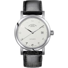 Muhle Glashutte Classic Line wrist watches: Antaria Datum Opaline Silv