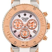 Mulco MW3-70602-013 Bluemarine White Dial Chronograph Unisex Watch