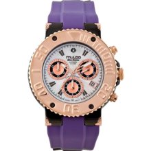 Mulco MW3-70602-055 BlueMarine White Dial Violet Band Unisex Watch