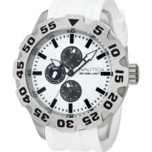 Nautica BFD 100 Multifunction White Box Set Men's Watch N19566G