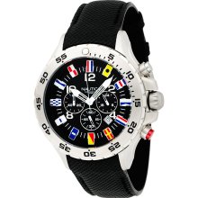 Nautica N16553G NST Chronograph Flag Black Dial Men's Watch