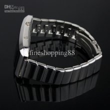 New 10pcs 29 Blue Led Digital Date Sports Stainless Steel Wrist Unis