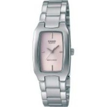 -new- Casio Ltp1165a-4c Women's Pink Dial Analog Watch