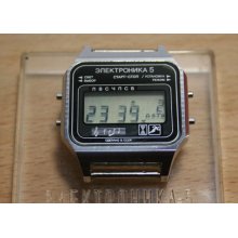 New. Soviet Russia electronic LCD wrist watch Elektronika 5
