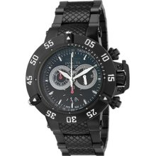 Newinvicta Men's Subaqua Noma Collection Black Dial Stainless Steel Watch 4695