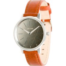 Nixon Kensington Leather Watch - Women's Saddle, One Size