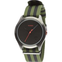 Nixon Quad Watch - Men's Surplus/Black Nylon, One Size