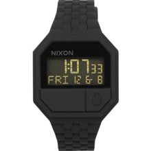 Nixon Rubber Re-run Black A169 000 Men's Digital Casual Octagon Watch