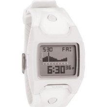 Nixon The Lodown Tide White Digital Rubber Mens Watch A530-100