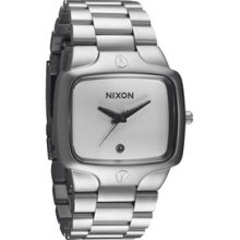 Nixon The Player - sanded steel/white