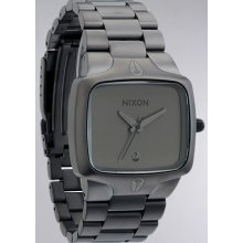 Nixon The Player Watch in Matte Black & Matte Gunmetal