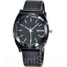 Nixon Time Teller Acetate Leather A328 Gray Granite