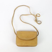 oak leather crossbody purse / festival pouch bag