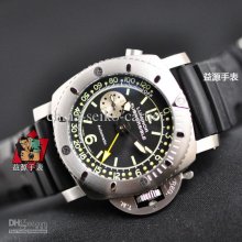 Officine Luminor Submersible Pam Silver Watch Luxury 7750 Automatic