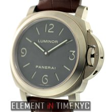 Officine Panerai Luminor Collection Luminor Base 44mm Titanium Black Sandwich Dial