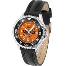 Oklahoma State Cowboys OSU Womens Leather Anochrome Watch