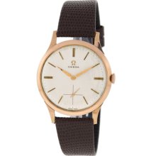 Omega 18kt Rose Gold 709052 Vintage Mechanical Hand-winding Men's Watch