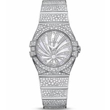 Omega Women's Constellation Diamond Pave Dial Watch 123.55.27.60.55.010