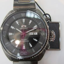 Orient Japan Men's Watch Automatic 21 Jewel All Black Stainless S Ip Rou Limited