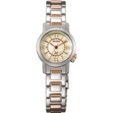 Orient Wrist Watch Io Happy Flower Happy Flower Wi0281ub Ladies Japan F/