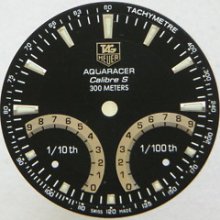 Original Tag Heuer Aquaracer Watch Dial Men's