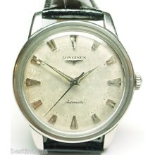 Original Vintage 1958 Full Size Men Longines Automatic Ssteel Watch Service 19as