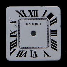 Original Vintage Cartier Enamel Watch Dial Ladie's