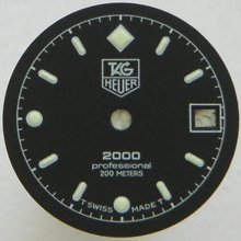 Original Vintage Tag Heuer 2000 Watch Dial 90's Ladie's