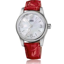 Oris Men's Big Crown White Mother Of Pearl Dial Watch 733-7649-4066-07-5-19-63