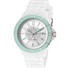 Paris Hilton Watches Women's Flirt Silver Dial White Silicone White Si