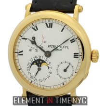 Patek Philippe Complications Power Reserve Moonphase 18k Yellow Gold 35mm 5054j