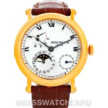 Patek Philippe Complications Power Reserve Moonphase Yellow Gold Watch