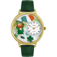 Personalized Irish Flag Unisex Watch - Black Padded