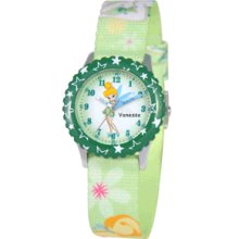 Personalized Kid's Disney Stainless Steel TinkerBell Time Teacher Watch