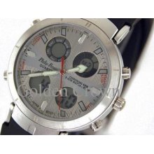 Philip Persio Men Pilot Multifunction Chronograph Watch