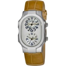 Philip Stein Women's 'Signature' Sand Strap Dual Time Watch