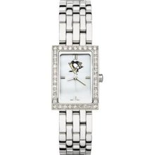 Pittsburgh Penguins Womens Allure Watch with Stainless Steel Brac ...