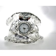 Porans, Big Handcrafted Sterling Silver Cuff Bracelet Watch, Unique Design by Poran, Artistic Jewelry, Israel