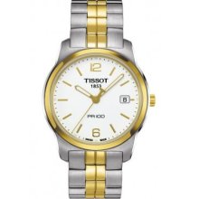 PR 100 Men's White PVD Quartz Classic Watch