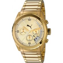 PU103182002 Puma Cycle Metal Chronograph Gold Watch