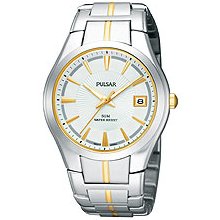 Pulsar Bracelet Collection Date Window Silver Dial Men's watch #PXH915