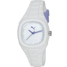 PUMA 'Bubblegum - Small' Silicone Watch White