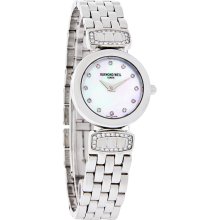 Raymond Weil Chorus Diamond Ladies MOP Dial Swiss Quartz Watch 5890-SLS-97081