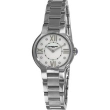 Raymond Weil Ladies Noemia Mop Dial Steel Watch 5927-st-00995 Factory Warranty