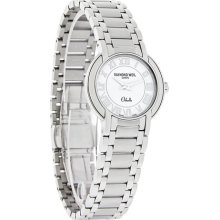Raymond Weil Othello Ladies White Dial Stainless Steel Swiss Watch 2321-st-00308
